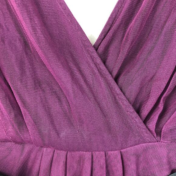 Anthropologie Moulinette Soeurs Tickled Plum Tulle Dress Women’s SZ 8 EUC - Picture 9 of 16